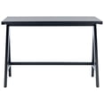 thumbnail image 4 of SAFAVIEH Ripley Solid Classic Modern Glam Writing Desk, Black, 4 of 11