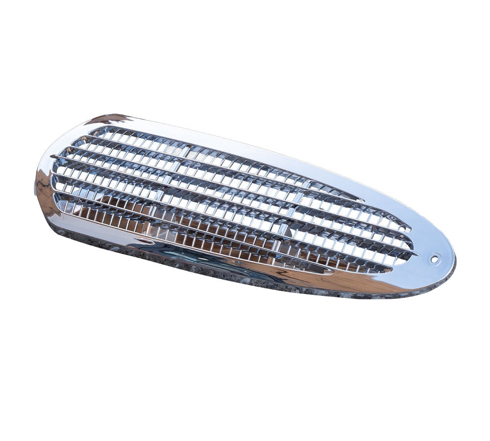 Upper Intake Grille Air Vent Compatible w/ 2002-2018 Freightliner M2 100, 106, 112 Semi Truck, Front Hood Side Air Intake Vent