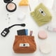 thumbnail image 3 of Corduroy Hair Tie Organizer for Travel - Portable Elastic Storage Bag for Lipstick, Accessories, 3 of 5
