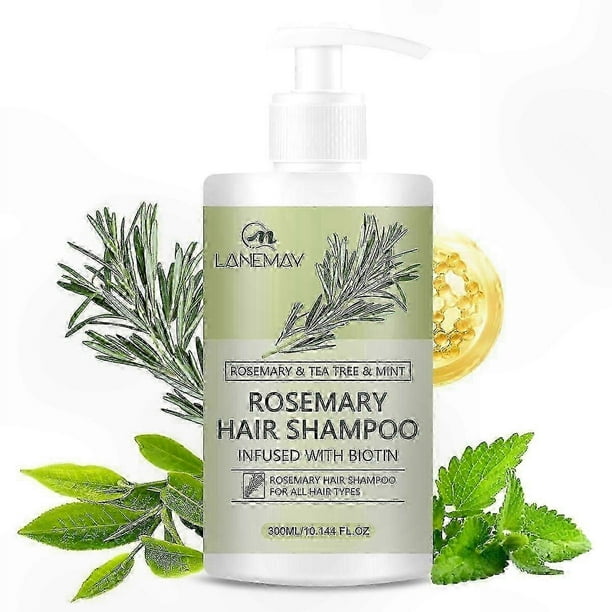 Herbal Shampoo for Thicker Hair - Fortifying Formula for Men & Women with Hair Thinning Concerns, Promotes Growth and Strengthens Strands