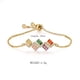 thumbnail image 5 of To My Daughter Ajustable Línea Ondulada Cristal Pulsera Colorida Zircon Pulseras para Mujer Niñas, 5 of 8