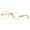 Gold, variant on EcoNest Retro Round Glasses Unisex Round Hippie Style Glasses
