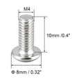 thumbnail image 3 of Tornillos de máquina M4x10mm con cabeza redonda hexagonal de acero inoxidable 304, 20 pcs, 3 of 3