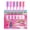 Blue & Pink & Purple & Red & Orange, variant on New Hair Chalk Comb for Girls Kids, Washable Temporary Hair Color Dye for Kids Age 5 6 7 8 9 10+ Birthday Party Gift Cosplay DIY, Children's Days (Pink, Purple)