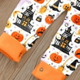 thumbnail image 3 of Ensemble de Pyjama Imprimé pour Bébé, Chaud pour la Maison, Deux Pièces, Halloween, 3 of 4