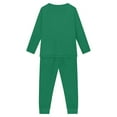 thumbnail image 3 of Renewold Leisure Long Sleeve PJ Top & Pants Set Elf Loungewear Elastic Athletic Clothing for 11-12Y Teen Boys 2 Packs Soft Sleepwear Outfits Pajama,Christmas Day, 3 of 5