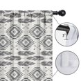 thumbnail image 4 of Blackout Kids Curtains,Boho Bohemia Geometric Line Art Childrens Insulated Curtains Set Of 2,Bedroom Essentials,Toddler Room Decor 42"x63"(106x160cm), 4 of 4