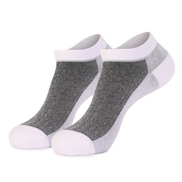 Socks Men's spring and summer oversized cotton socks cotton socks sports short large -white-44-49