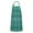 Teal Gold Checkerboard, variant on Blue and White Grid Pattern Apron-Garden Aprons for Women with Pockets-Cotton Linen Waterproof Kitchen Cooking Gardening Aprons Adjustable for Kitchen,Cooking,BBQ and Salon 33x27 Inch