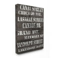 thumbnail image 1 of Stupell Industries 'Canal Street Distressed Chicago Streets' Textual Art, 1 of 2