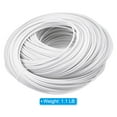 thumbnail image 3 of Uxcell Wicker Repair Kit, Round Synthetic Rattan Material Repair DIY Set, White, 3 of 5