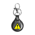 thumbnail image 1 of Logo advertencia Llavero Enlace Cadena Anillo Llavero Buscador Gancho Metal, 1 of 4
