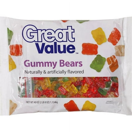Great Value Gummy Bears, 40 Oz.