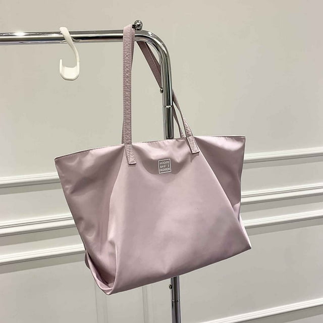 Xihbxyly Bolso de Mano de Lona y Nailon, Gran Capacidad, Ligero y Duradero, Versátil para El Trabajo y Viajes, Elegante para Uso Diario, 49,5 X 18 X 30 Cm.
