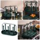 thumbnail image 4 of WHAMVOX 1Jgo Tazas Verde De Hierro Y ABS Con Moderno Para Cocina Y Oficina, 4 of 8