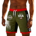 thumbnail image 3 of Letdown American Flag Print Cargo Shorts for Men Patriotic 1776-2026 Summer Shorts Casual Multi-Pocket Short Pants Comfy Outdoor Sports Stylish Bottoms Independence Day Father's Day, 3 of 5