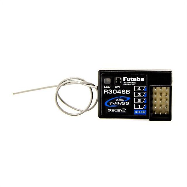 Futaba FUT01102179-3 R304SB 2.4GHz T-FHSS Récepteur de Télémétrie 4 Canaux Activé