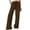 #259-Brown, variant on Spring Summer Solid Color Women Casual Pants Cotton Linen Elastic Waist Straight Leg Breathable Lightweight Machine Washable No Fading Daily Wear Trousers Gift
