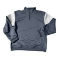 thumbnail image 5 of Handshe Men's Color-Block Mandarin Collar Zip-Up Sweatshirt for Casual, Travel and Daily Use, 5 of 5