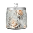 thumbnail image 7 of Yayeee Ashtray with Lid for Cigarette Smokeless Stainless Steel Home Ash Holder, Beautiful Floral, 7 of 7