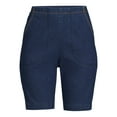 thumbnail image 4 of RealSize Women's 2-Pocket Pull On Stretch Shorts, Available in Petite Sizing, 4 of 4
