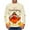 Orange, variant on Odeerbi Thanksgiving Shirts For Men 2025 Casual Round Neck Pullover 3D Printed Realistic Print T-Shirt Khaki