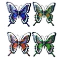thumbnail image 2 of Metal Butterfly Wall Art Decor 4 Pack, Colorful Hanging Butterfly Sculpture for Indoor Outdoor Garden Yard Patio Fence, Gift for Mom Friend A, 2 of 6