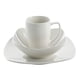 thumbnail image 3 of Gibson Home Amelia Court Juego De Vajilla De Porcelana Resistente A Los Arañazos Y A Los Arañazos, Servicio Para 4 (12 Piezas), Color Blanco (Cuadrado Suave), 3 of 5