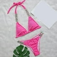 thumbnail image 5 of Eashery Bikinis Sets for Women Print Swimwear Bikini Sets for Women Bikinis for Women Hot Pink S, 5 of 5