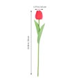 thumbnail image 2 of 10pcs Fake Tulip Realistic Tulip Flower Bouquet Decorations for Wedding, 2 of 7