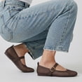 thumbnail image 4 of Cushionaire Gracie Mesh Mary Jane Flats for Women - Breathable Ballet Flats with Adjustable Buckle Strap and Memory Foam Cushioning, 4 of 16