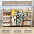 thumbnail image 7 of Lukstr Toy Storage Organizer for Kids with 3 Bins, Stuffed Animal Storage, 5 Shelves Kids Bookshelf and Toy Shelf, Anti-Dumping, 7 of 7
