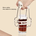 thumbnail image 4 of Eigraketly Soporte para cuenco antiescaldaduras, conjunto con rizador, manejo seguro para platos calientes, accesorios para horno halógeno, 2 Artesanía Verde, 4 of 6