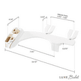 thumbnail image 3 of LUXE Bidet NEO 320 Plus - Only Patented Bidet Attachment for Toilet Seat, Innovative Hinges to Clean, Slide-in Install, Advanced 360° Self-Clean, Warm, Dual Nozzles, Feminine & Rear Wash (Gold), 3 of 11