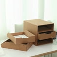thumbnail image 3 of Boîte de Rangement Classifiée Étanche à 3 Couches pour Papiers A4 Livres Magazines Documents, 3 of 8