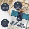 thumbnail image 3 of Great River Milling Organic 7 Grain Blend Bread Flour  Unbleached & Unbromated  Non-GMO, Kosher Certified  Hearty Multi-Grain Flour for Breads, Muffins & Everyday Baking  5 Lb, 3 of 8