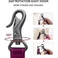 thumbnail image 4 of FrostHike 4/5/6 FT Reflective Dog Leash with Comfortable Dual Padded Handles for Control Safety Training. Walking Lead for Small Medium Large Dog, 4 of 5