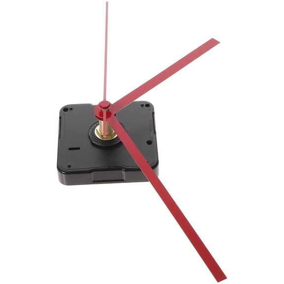 GOOHOCHY 1 Set Red Clock Hands and Motor Kit Silent Operation for Home Decoration and DIY Design
