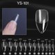 thumbnail image 5 of Uñas postizas semimate tipo ataúd, uñas artificiales, puntas de uñas postizas, puntas de uñas almendradas, 5 of 5