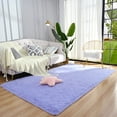 thumbnail image 3 of TWINNIS Shaggy Fuffly Area Rugs Super Soft Kids Carpet for Bedroom/Livingroom/Nursery Room,5’x8',Lavender Purple, 3 of 7