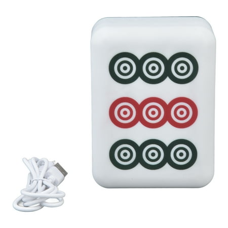 

Desktop Small Light USB Rechargeable Dual Color Temperature Mahjong Night Light For Living Room