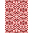 thumbnail image 1 of Ahgly Company Machine Washable Indoor Rectangle Transitional Ferrari Red Area Rugs, 8' x 10', 1 of 7