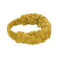thumbnail image 3 of Unique Bargains 1 Pc Headband Wide Elastic Texture Hairband for Women Yellow, 3 of 5