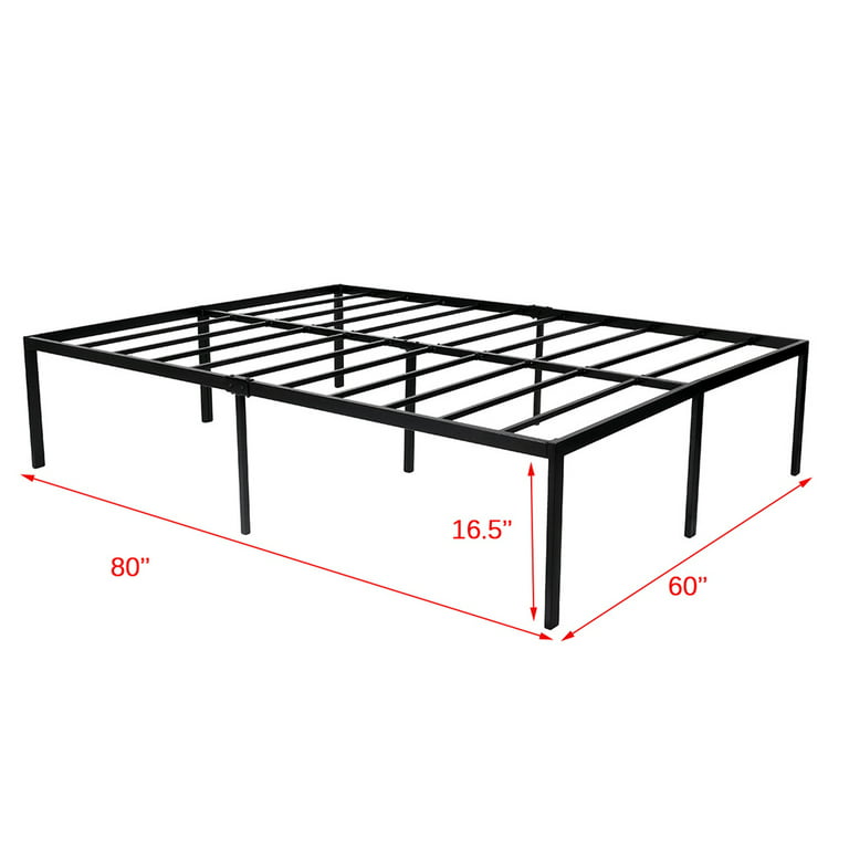 14 16 5 Tall Heavy Duty Metal Platform, Best Bed Frame For Morbidly Obese
