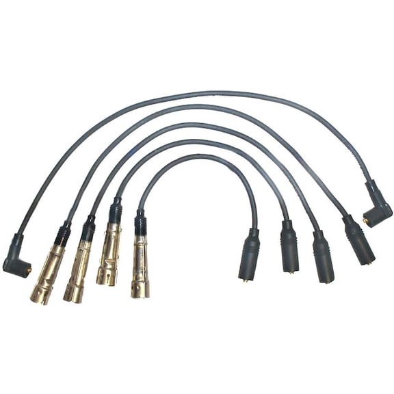 Spark Plug Wire Set - Compatible with 1985 - 1993 Volkswagen Cabriolet 1.8L 4-Cylinder GAS 1986 1987 1988 1989 1990 1991 1992