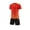A-RD1436, variant on JAJAHO Boys Summer Active Clothes Athletic Short Sleeve V Neck T Shirt Quick Dry Shorts 2 Piece Set Kids Sports Outfit