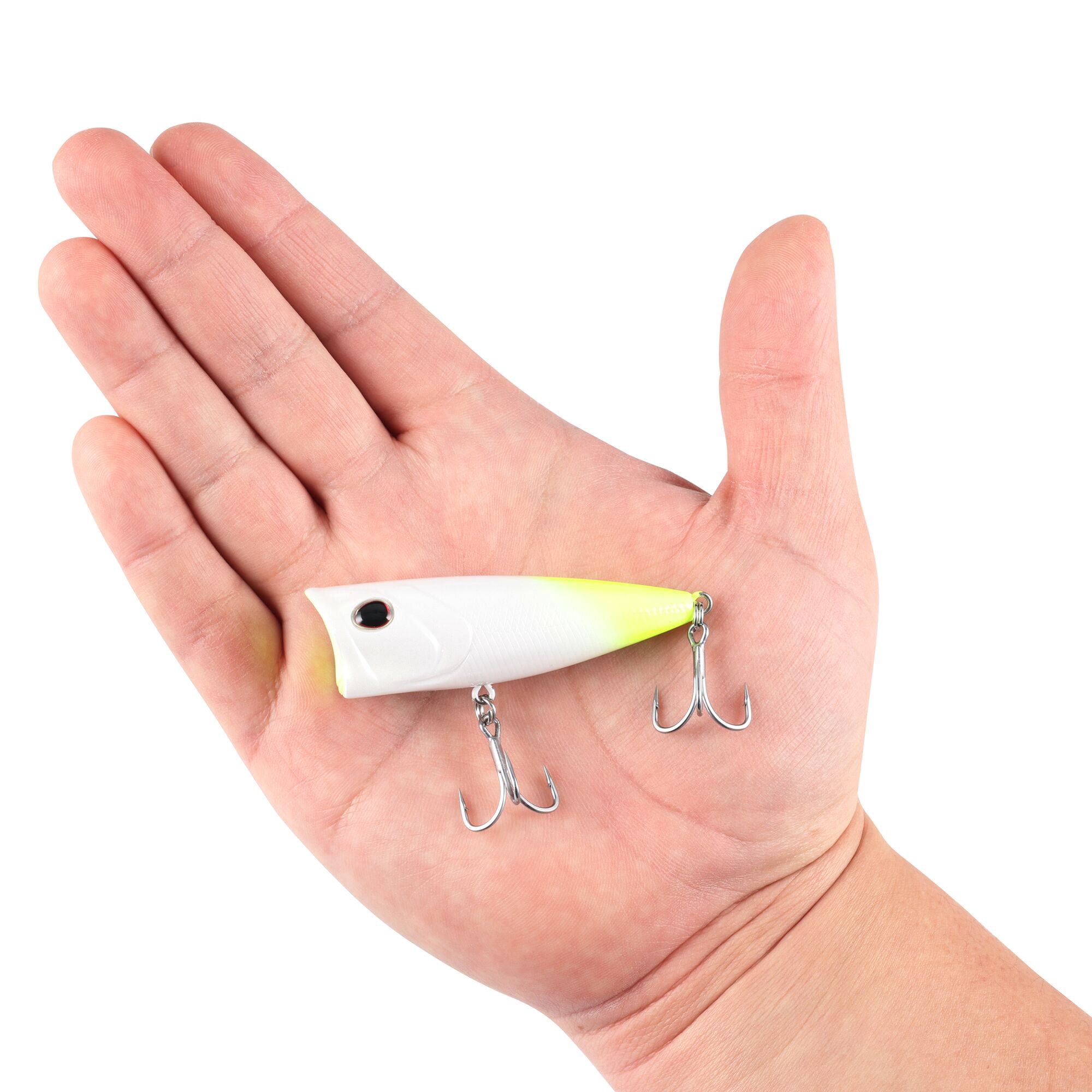 Berkley BlowUp Fishing Lure, 2.75 in, Pearl White/Chartreuse (1-count)