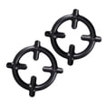 thumbnail image 1 of Minkissy 2Set Black Gas Stove Pot Rack Support for Household Users and Cafe Owners, 1 of 8