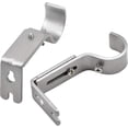thumbnail image 1 of Juego de 6 soportes para barra de cortina, soporte de pared ajustable, soportes resistentes para barra de cortina de hierro, soportes para tubo de armario, 1 of 4