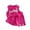 Hot Pink1860, variant on MEZZALL Summer Toddler Girls Sleeveless Floral Vest T-Shirt Tops Shorts Outfits Stylish Baby Wear